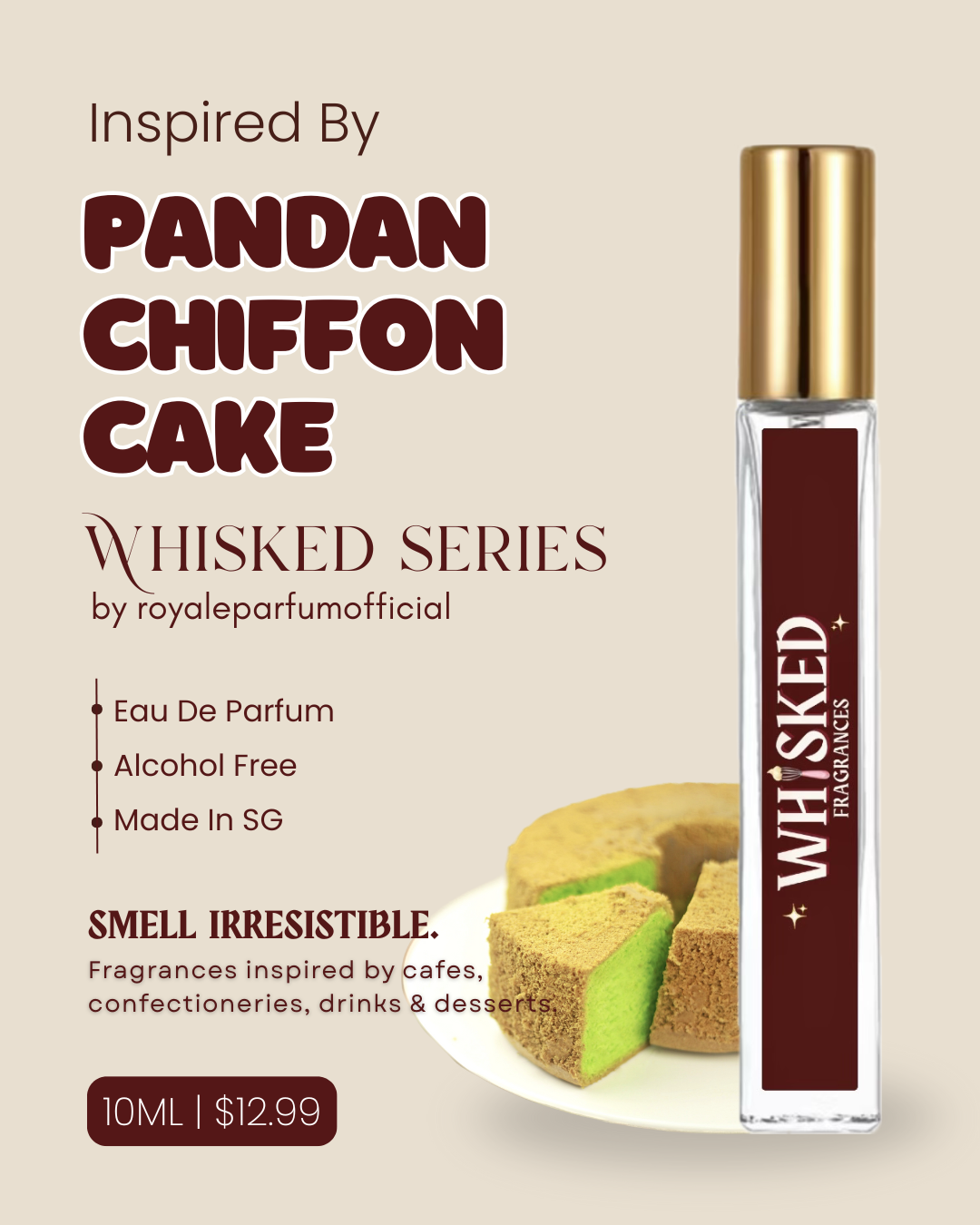 PANDAN CHIFFON CAKE FRAGRANCE | ROYALEPARFUMOFFICIAL