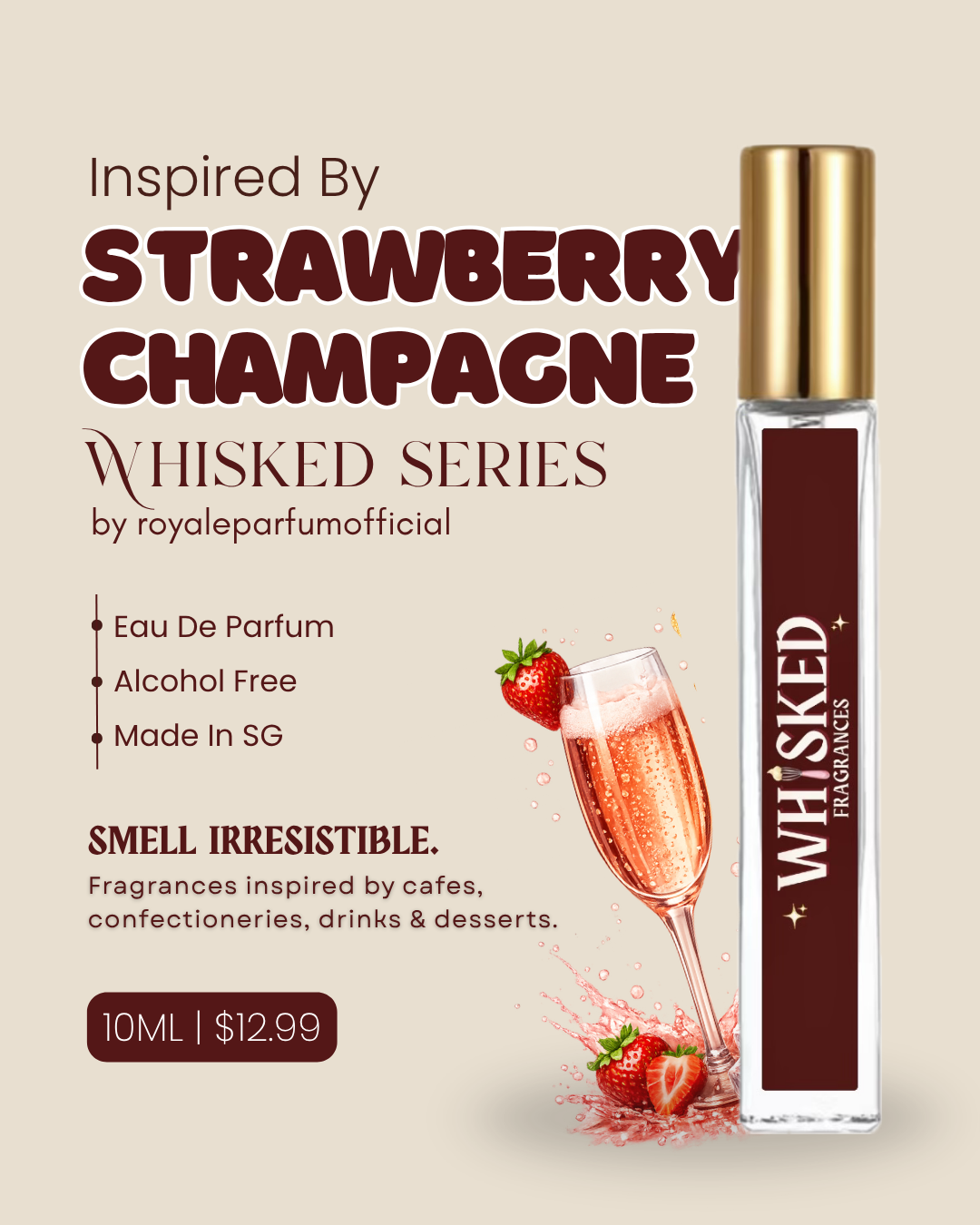 STRAWBERRY CHAMPAGNE FRAGRANCE | ROYALEPARFUMOFFICIAL