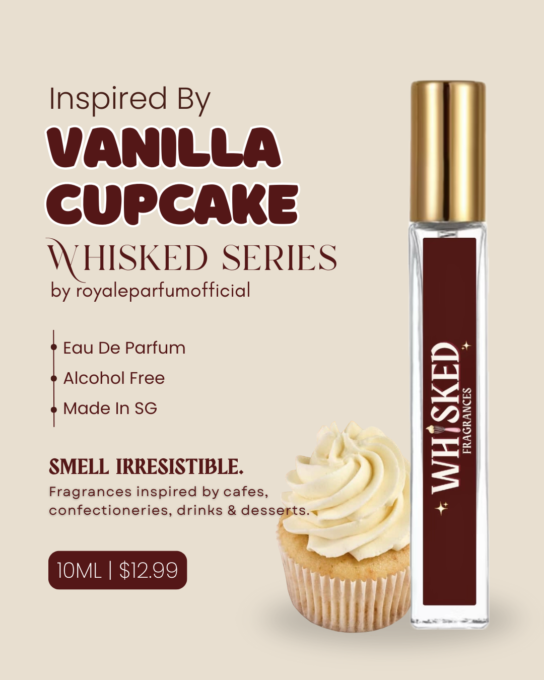 VANILLA CUPCAKE FRAGRANCE ROYALEPARFUMOFFICIAL1