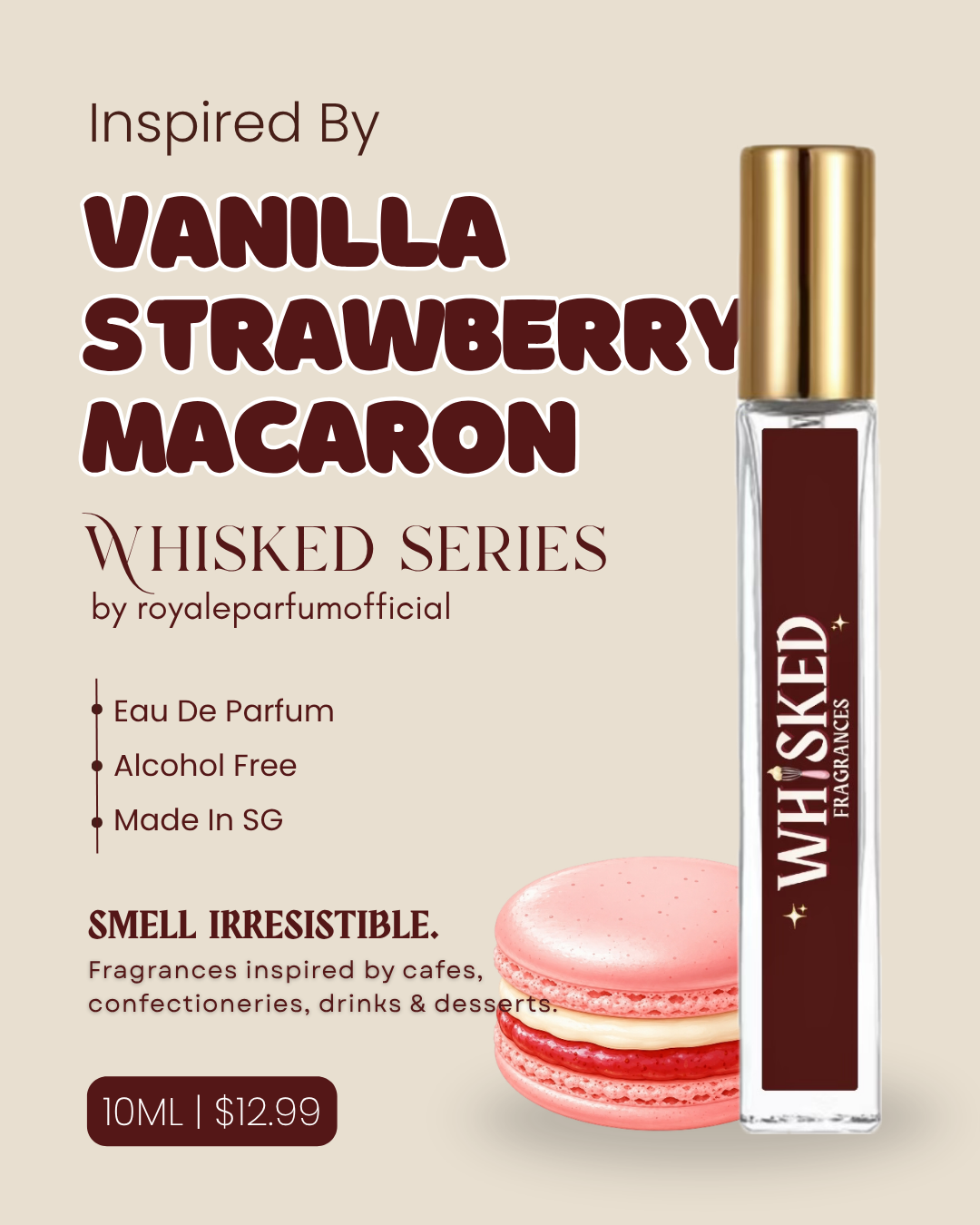 VANILLA STRAWBERRY MACARON FRAGRANCE | ROYALEPARFUMOFFICIAL