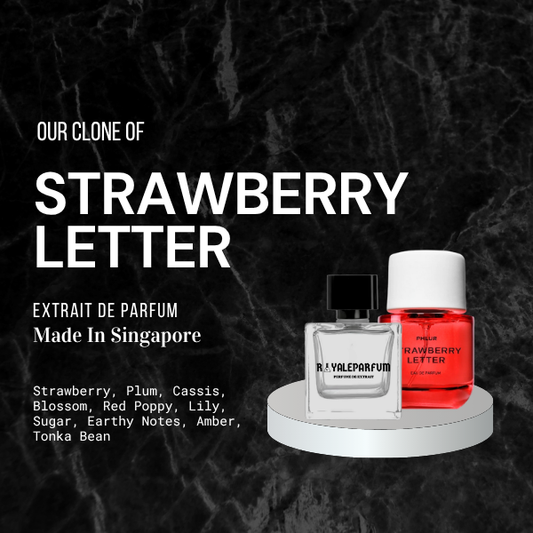 STRAWBERRY LETTER CLONE | ROYALEPARFUMOFFICIAL
