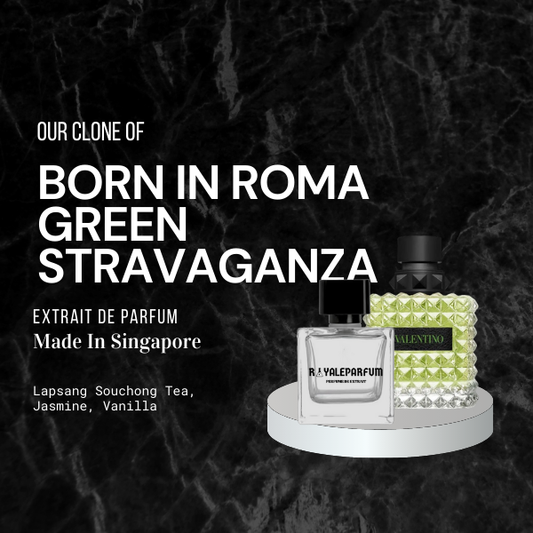 BORN IN ROMA GREEN STRAGAVANZA CLONE | ROYALEPARFUMOFFICIAL