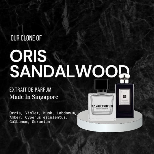 ORIS SANDALWOOD CLONE | ROYALEPARFUMOFFICIAL