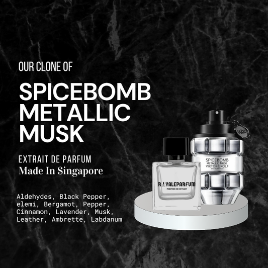 SPICEBOMB METALLIC MUSK CLONE | ROYALEPARFUMOFFICIAL