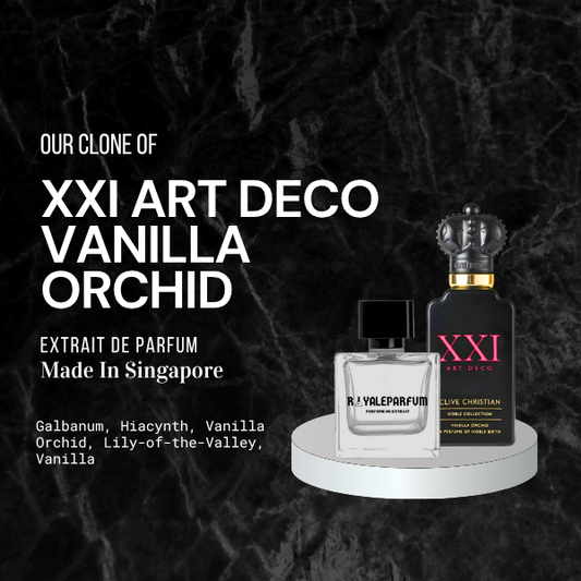 XXI ART DECO VANILLA ORCHID CLONE | ROYALEPARFUMOFFICIAL